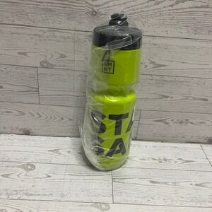 LMNT Stay Salty Water Bottle 26oz Neon Lime Green Black Sports Cycling Gym New